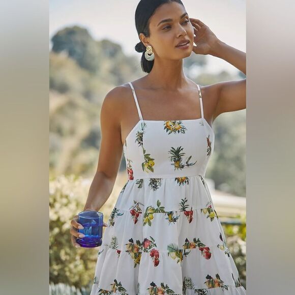 Anthropologie Mahila Fruit Mini Dress NWT - Picture 2 of 14